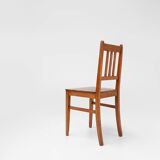Wooden geometric chair , France ca. 1940