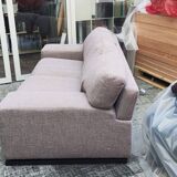 Beige 3-seater sofa, fully renovated.