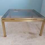 Table basse de la Maison Jansen design de Guy Lefevre années 70