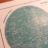 Old sky map from 1928