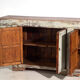 Buffet d’autel ancien laqué en bois de pin – Chine, vers 1900