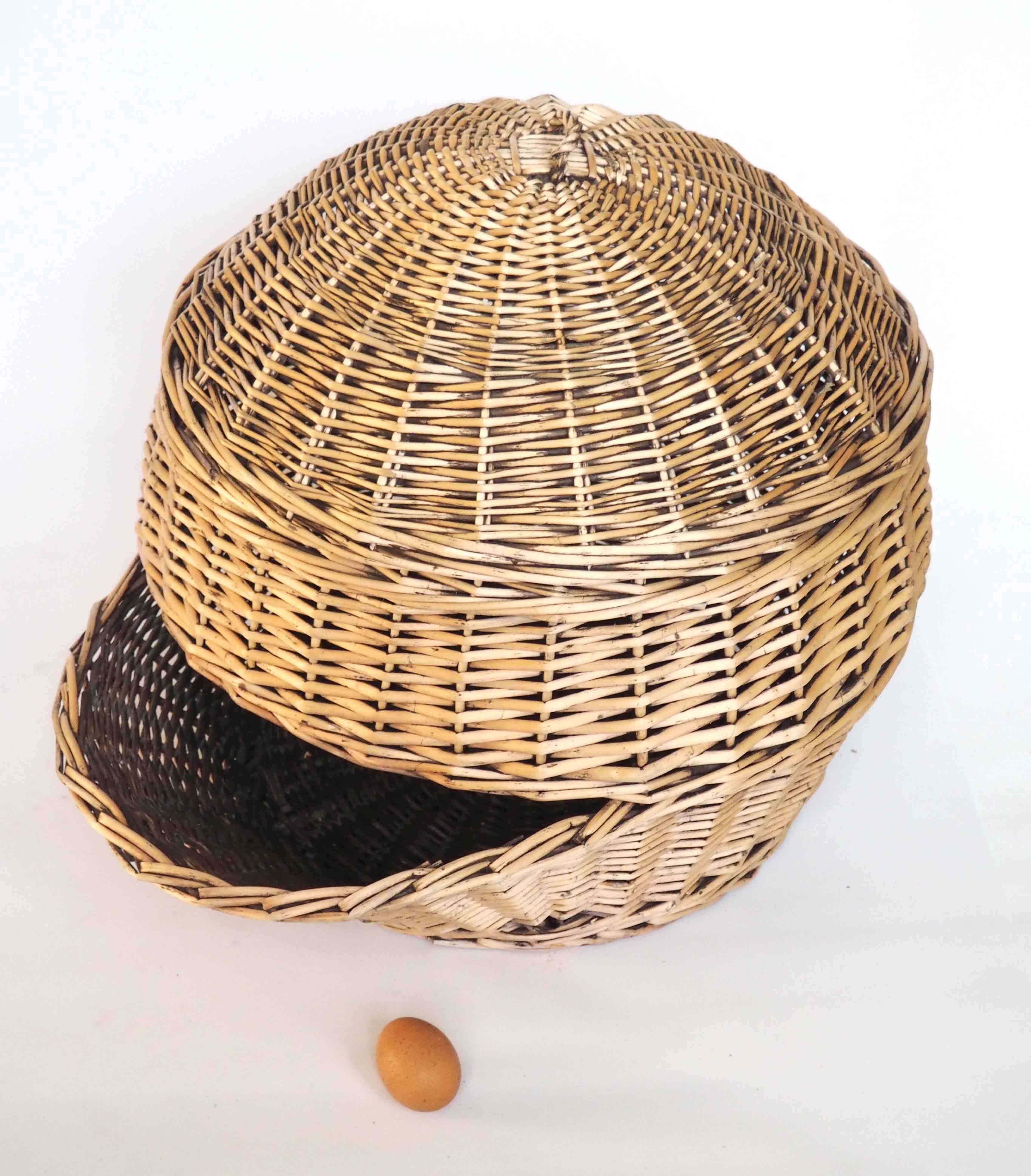 Extra large rattan potato basket