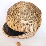 Extra large rattan potato basket