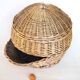 Extra large rattan potato basket
