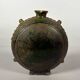 Nomadic rider's jug in green glazed earthenware, China, Tang Dynasty.