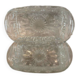Set of 4 old aperitif dishes - Reims glass