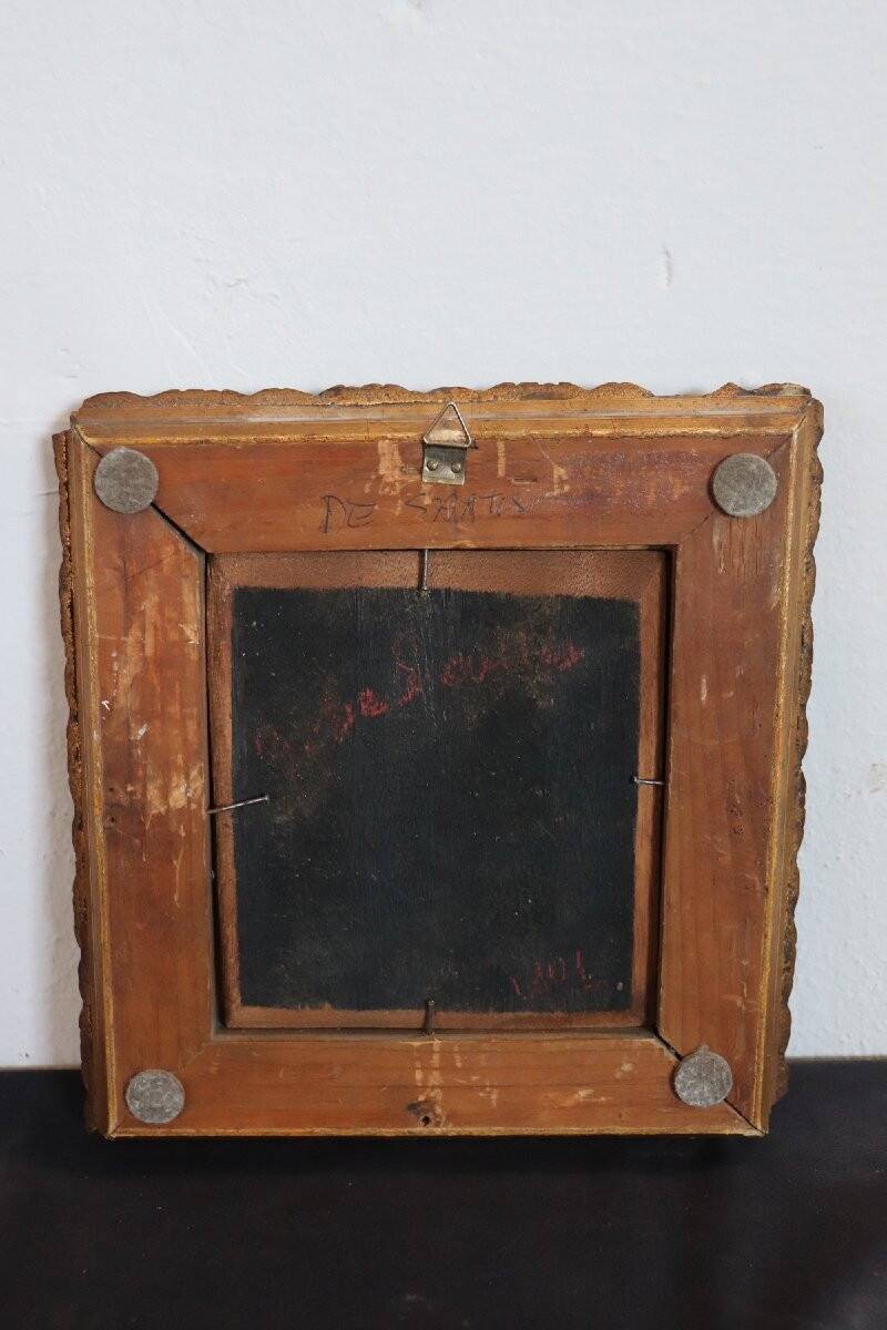 Nu d'une jeune femme, peinture à l'huile sur panneau, Italie, début du XXe siècle