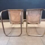 Pair of cantilevered chairs Mart Stam, Czechoslovakia, 60