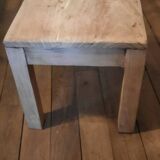 Brutalist wooden bedside tables