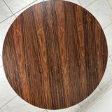 Vintage round coffee table rosewood