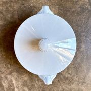 Sarreguemines blue earthenware soup tureen