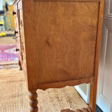 Carved wooden sideboard