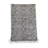 Black Berber carpet zanafi 100x150 cm