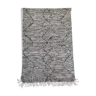 Tapis berbère noir zanafi 100x150 cm
