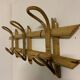 Italian rattan coat rack