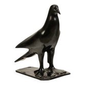 François Pompon, pigeon, sculpture en bronze. Tirage de 2006