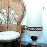 Openwork ceramic floor lamp 1970