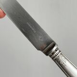 5 couteaux anciens en métal argenté Christofle