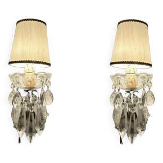 Crystal sconces set of 2