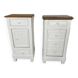 Pair of old bedside tables