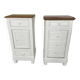 Pair of old bedside tables