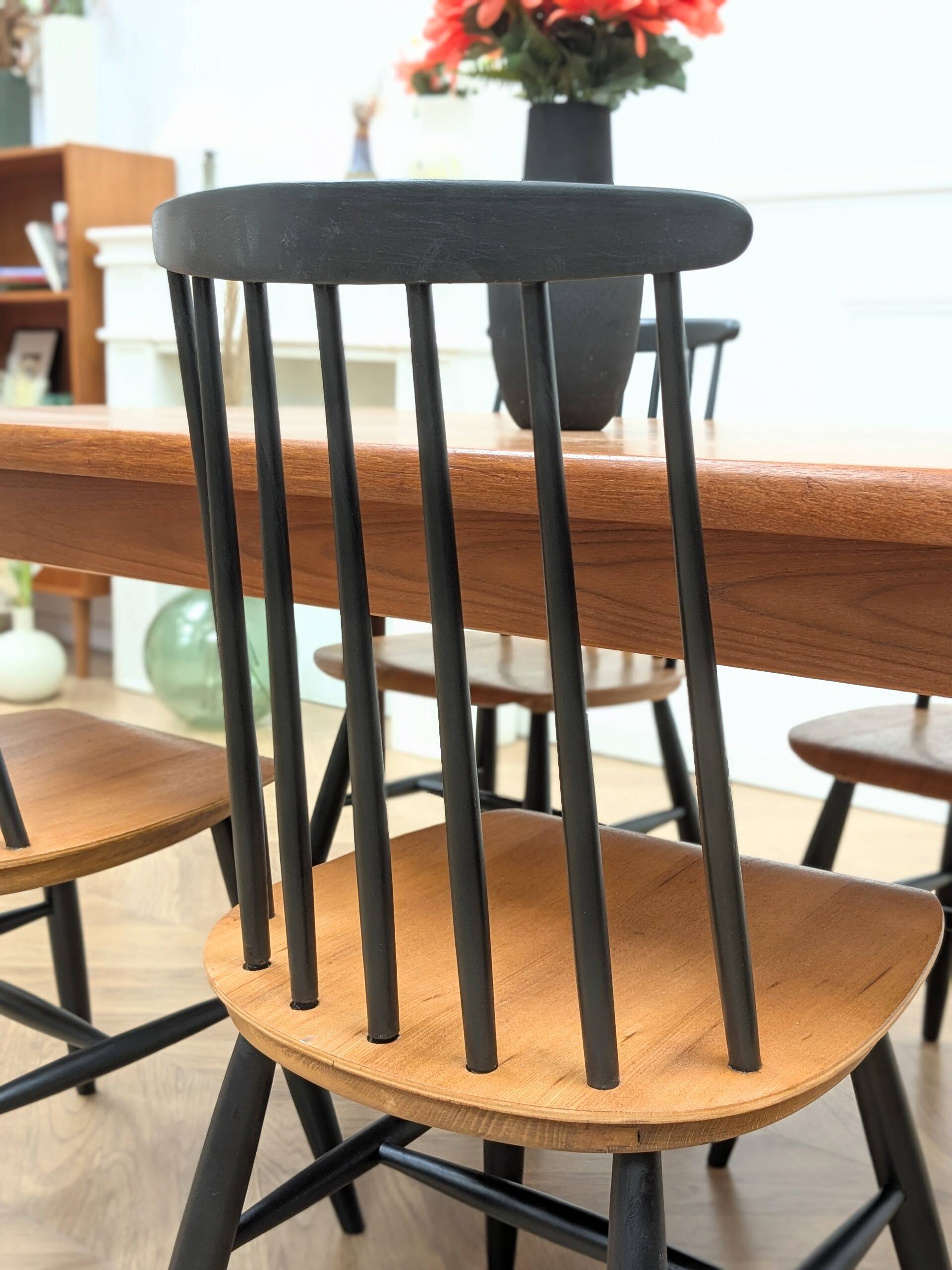 Lot de 5 chaises Fanett Ilmari Tapiovaara