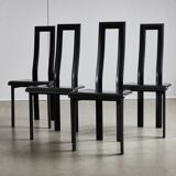 Regia Dining Chairs by Antonello Mosca for Ycami Collection, 1980s