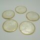 Set de 5 sous-verre en nacre