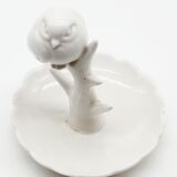 Bird ceramic baguier