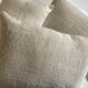 Farm hemp cushion 19th back of old linen 40cm x 30cm