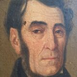 Portrait oil on canvas XIXth century