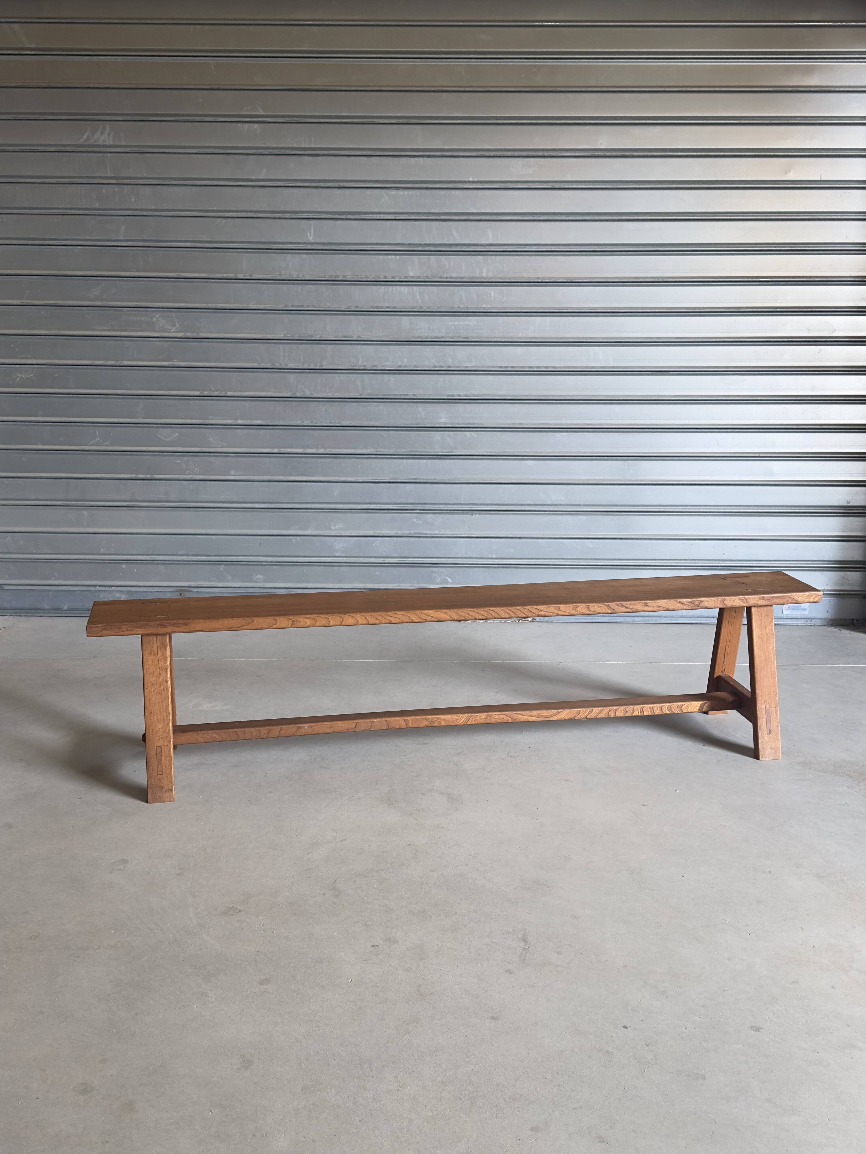 Grand banc en bois massif