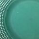 9 Plates blue green earthenware dessert