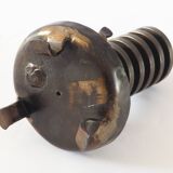 Wrought iron cellar rat candlestick