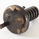 Wrought iron cellar rat candlestick