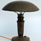 Art Deco bauhaus copper mushroom lamp