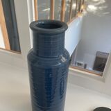 Large navy blue vase / king design "handmade"