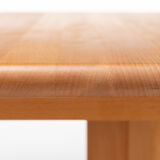 Vintage extendable dining table in beech wood