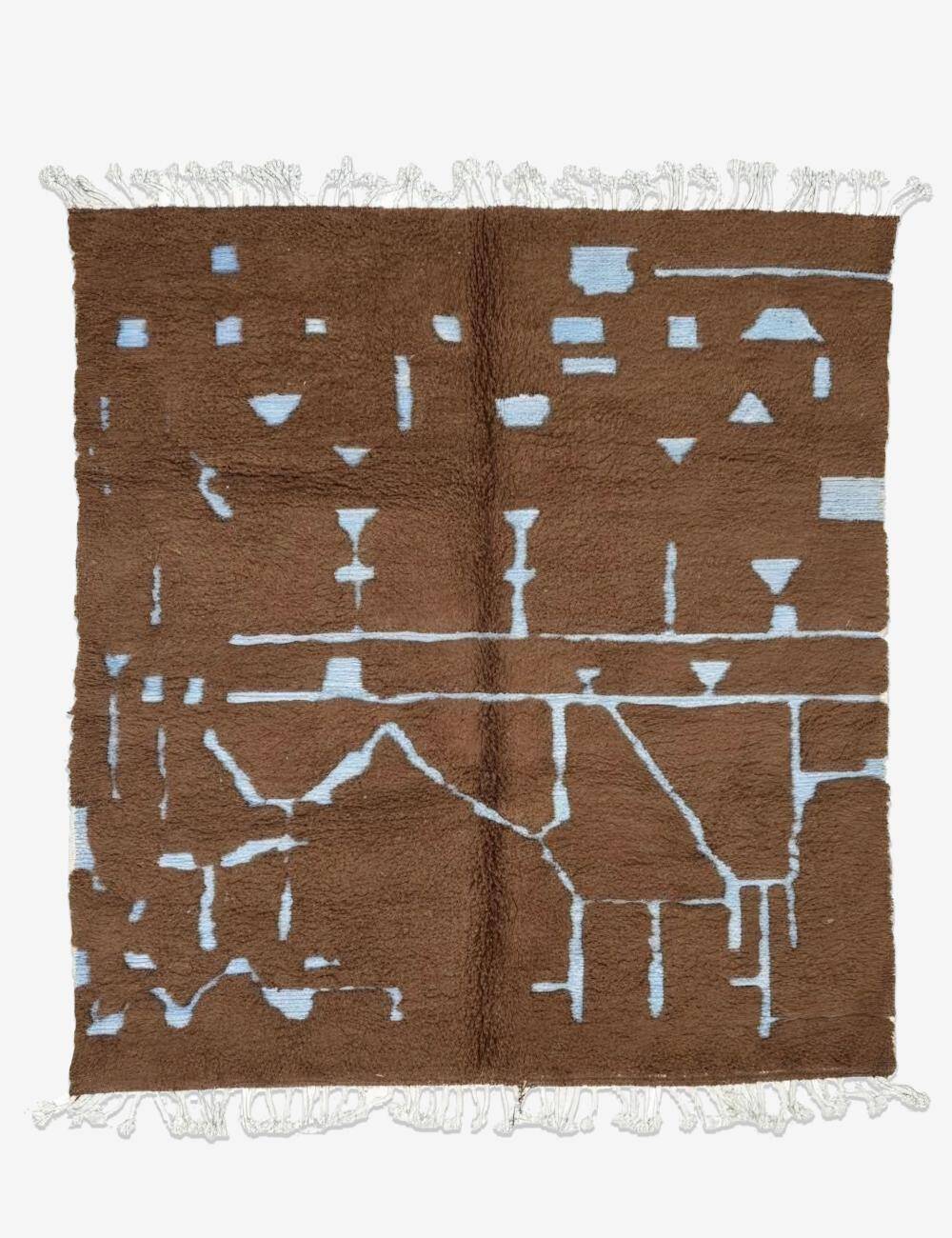 Moroccan Rug Brown Chocolate - 240 x 220 cm