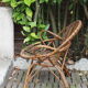 Fauteuil corbeille en rotin