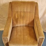 Fauteuil en velours