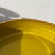 Fire-earth glazed ceramic salad bowl