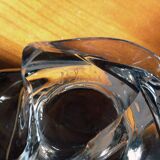 Cup • Empty Pocket • Large Vintage Ashtray • Crystal • Saint-Louis • 1970-1980