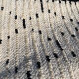 Berber carpet corridor beni ouarain vintage 90×255 cm