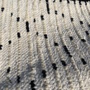 Berber carpet corridor beni ouarain vintage 90×255 cm