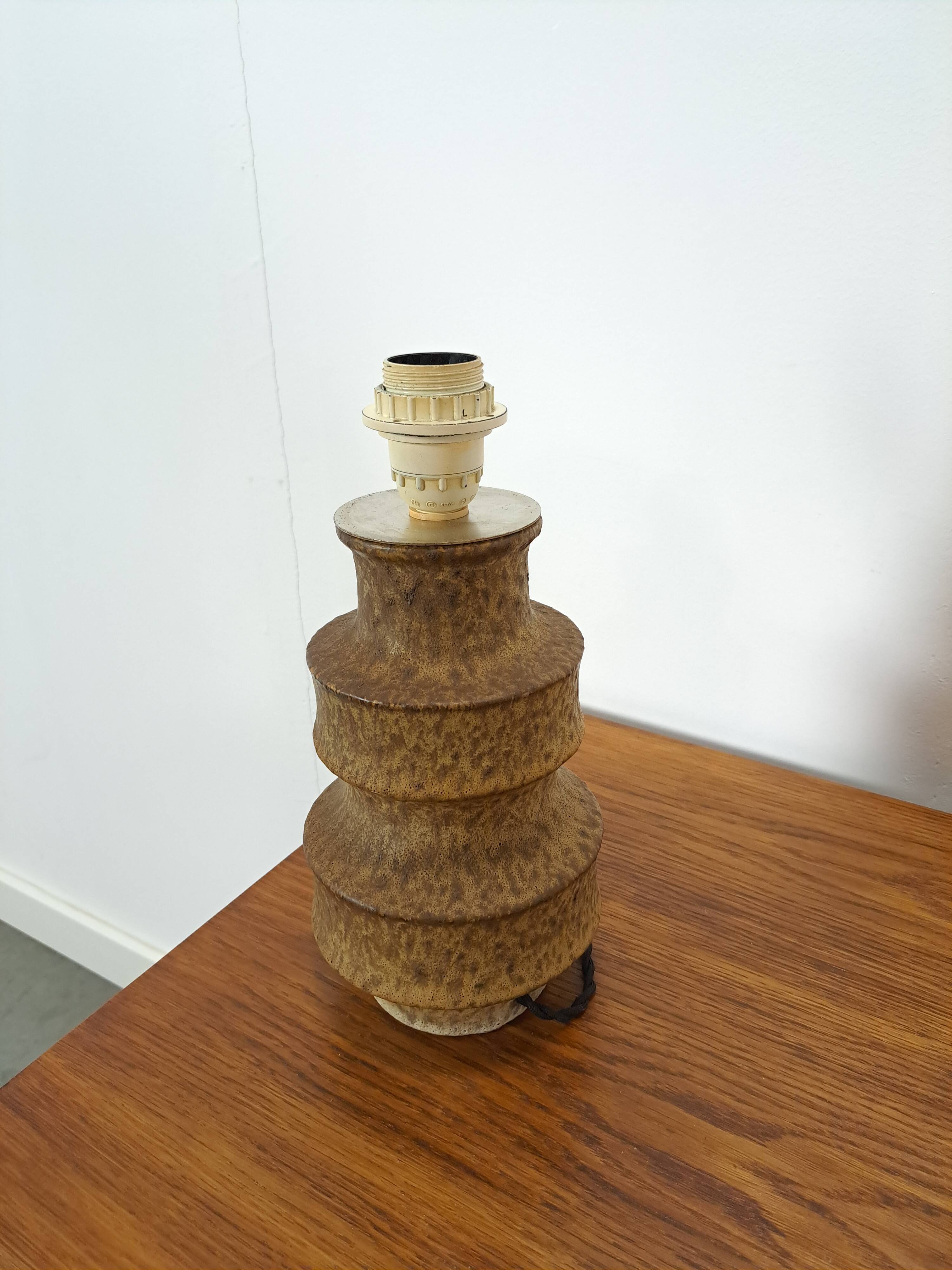 West Germany aardewerk tafellamp