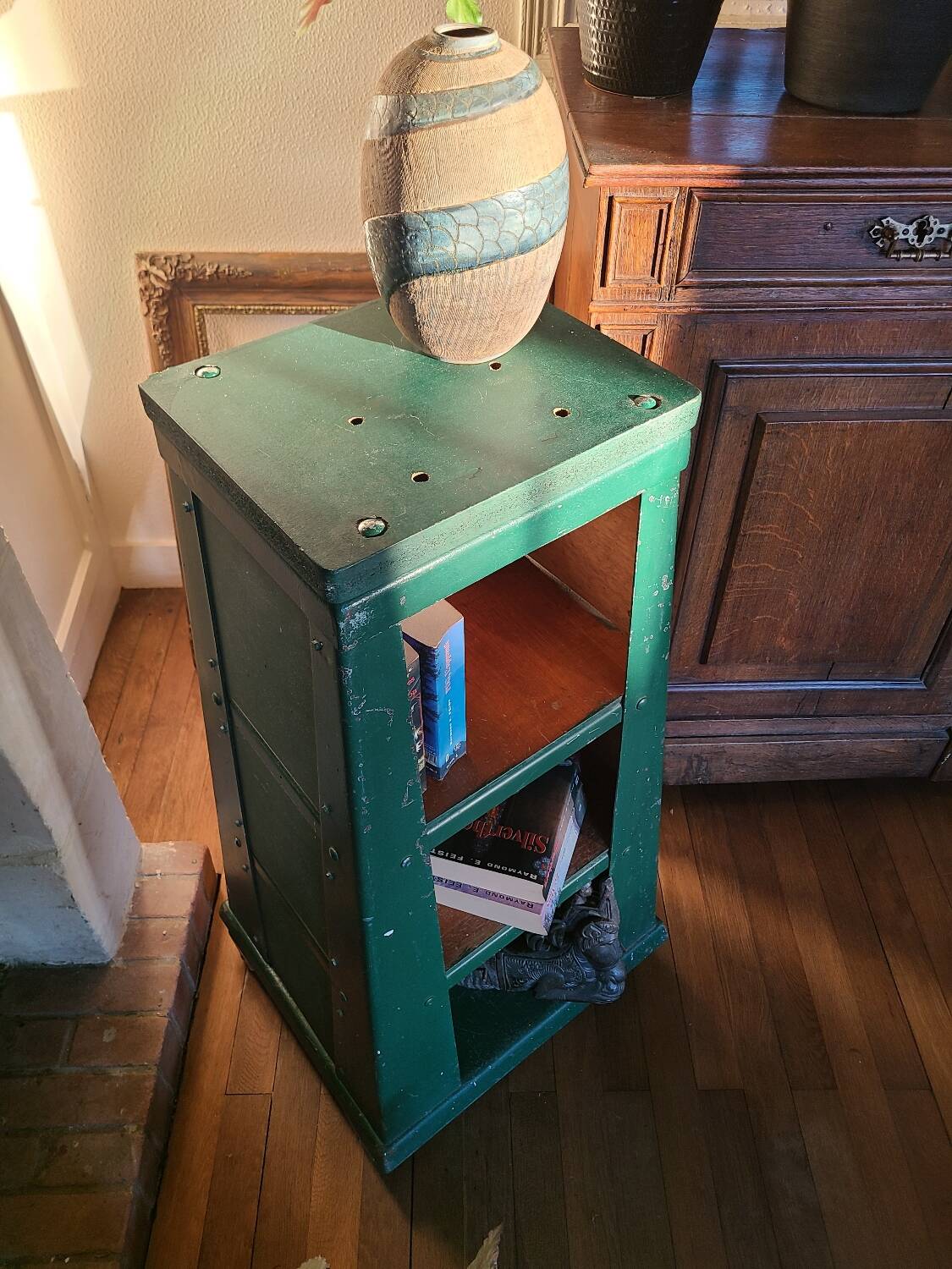 Trade furniture, vintage industrial bookcase circa 1950
