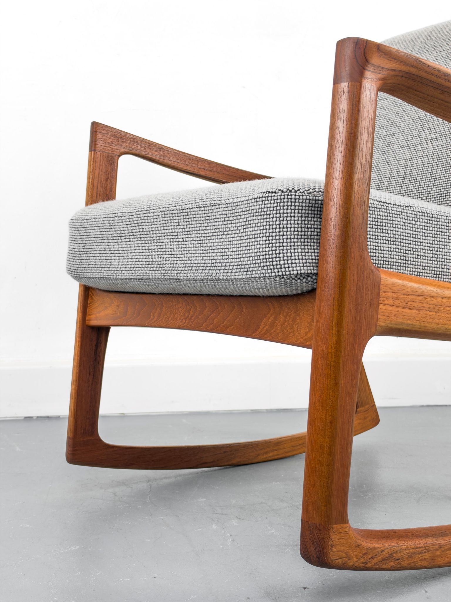 Senator Rocking Chair in Teak by Ole Wanscher for Cado, 1974