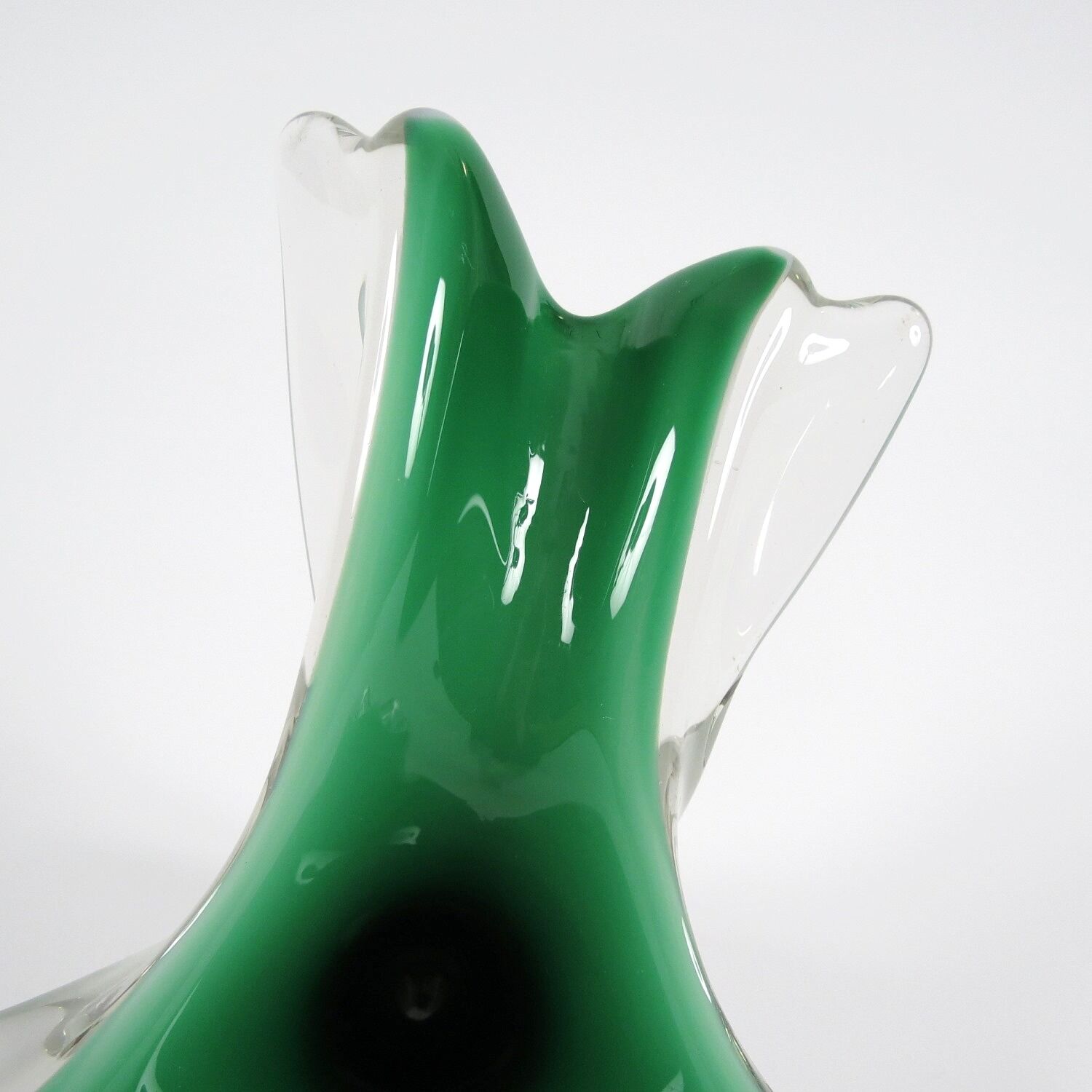 Sommerso Murano glass bowl, 1960s