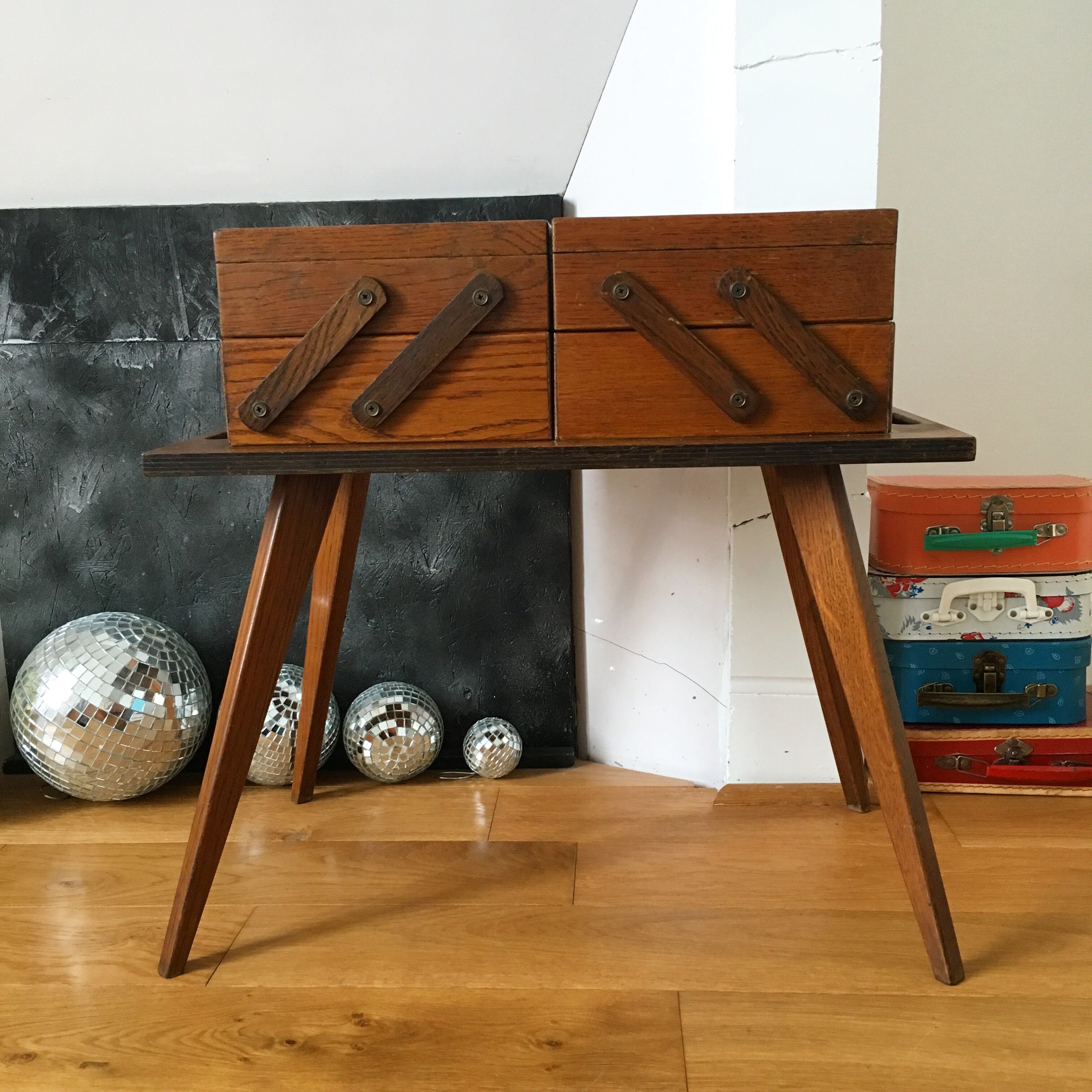 Worker feet vintage compass